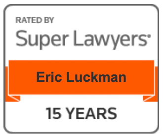 Daily Business Review "Best of" award badge marking Eric Luckman’s 15 years