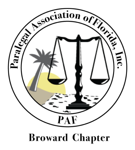 Paralegal Association of Florida, Inc. — Broward Chapter logo